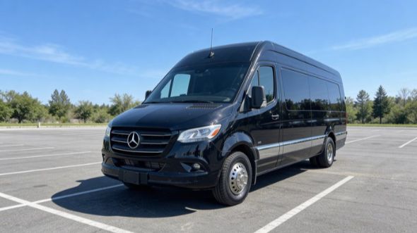 midwest city wedding sprinter van rental
