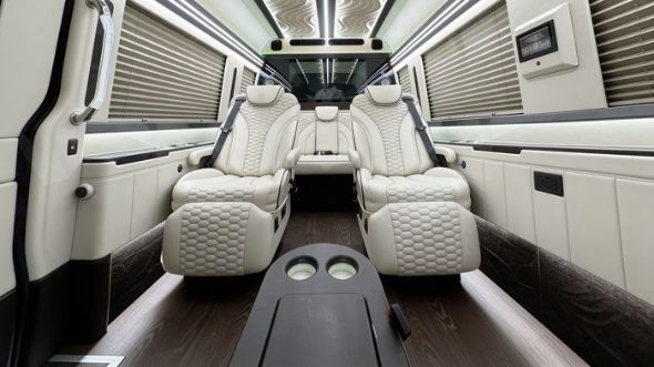 norman 8 passenger sprinter van interior