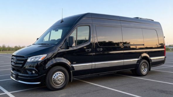 shawnee wedding sprinter van rental
