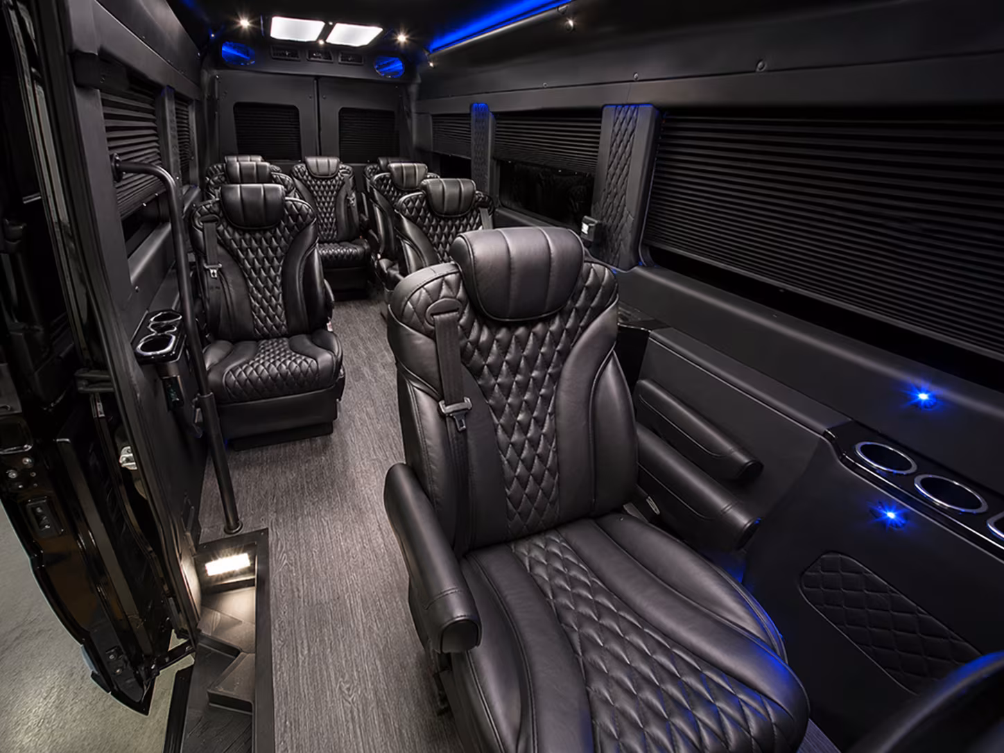norman 12 passenger sprinter van inside
