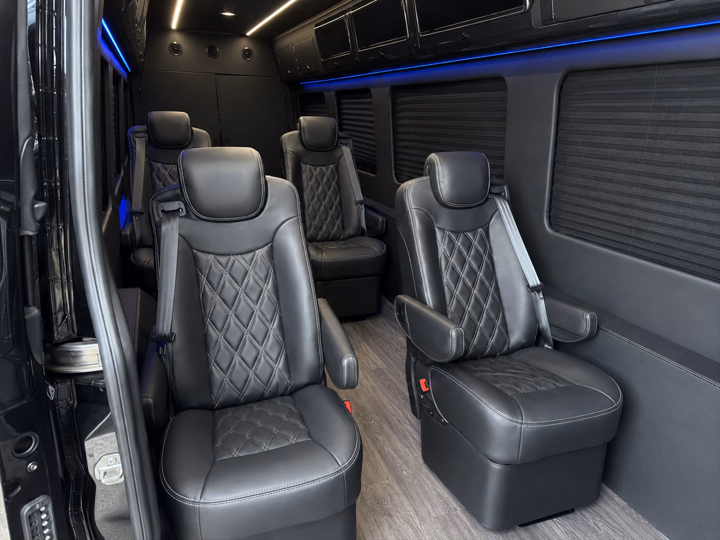 norman 15 passenger sprinter van inside