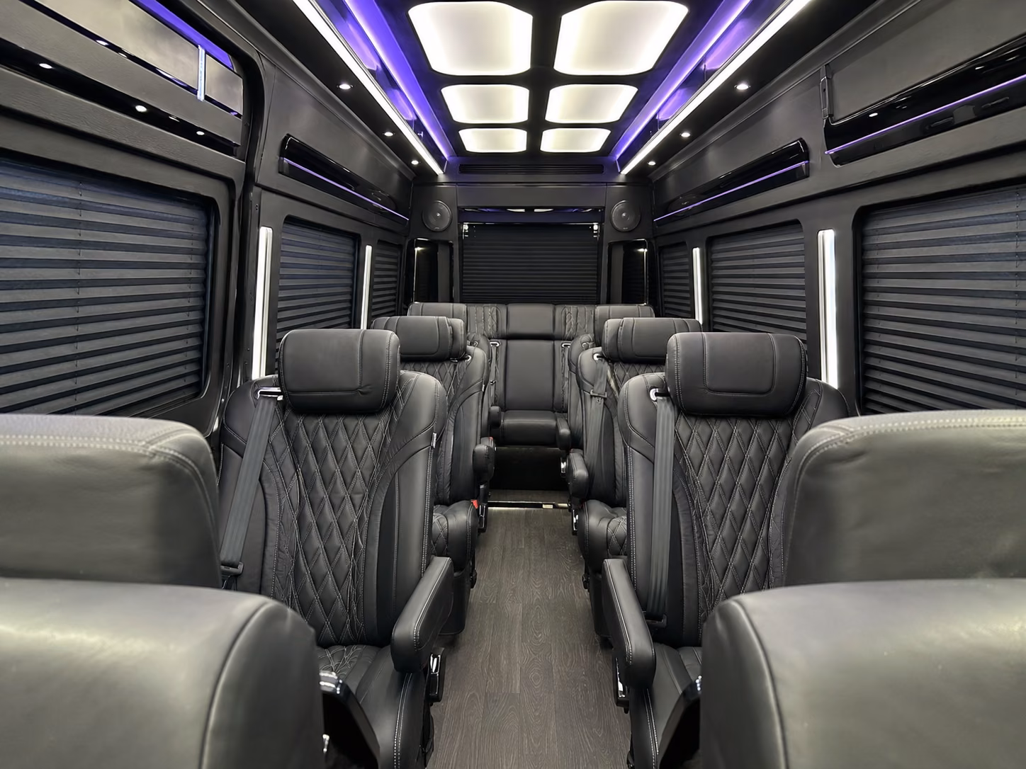norman 15 passenger sprinter van interior
