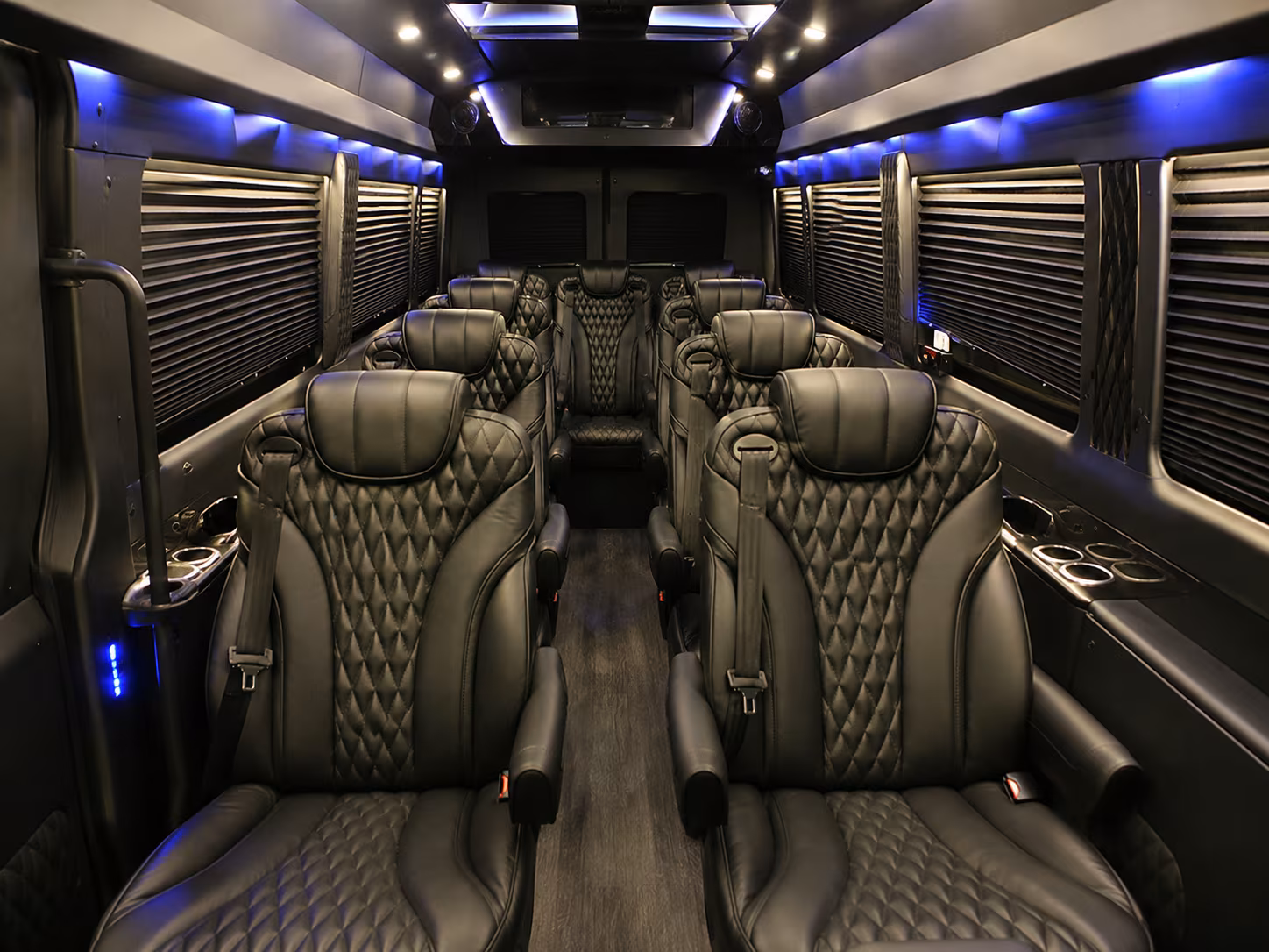 norman 18 passenger sprinter van interior