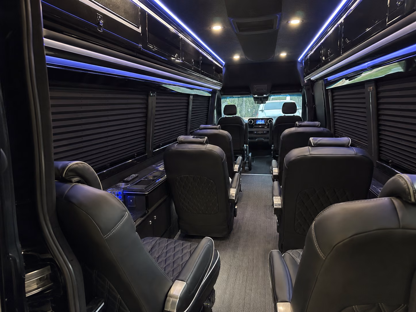 norman 20 passenger sprinter van inside