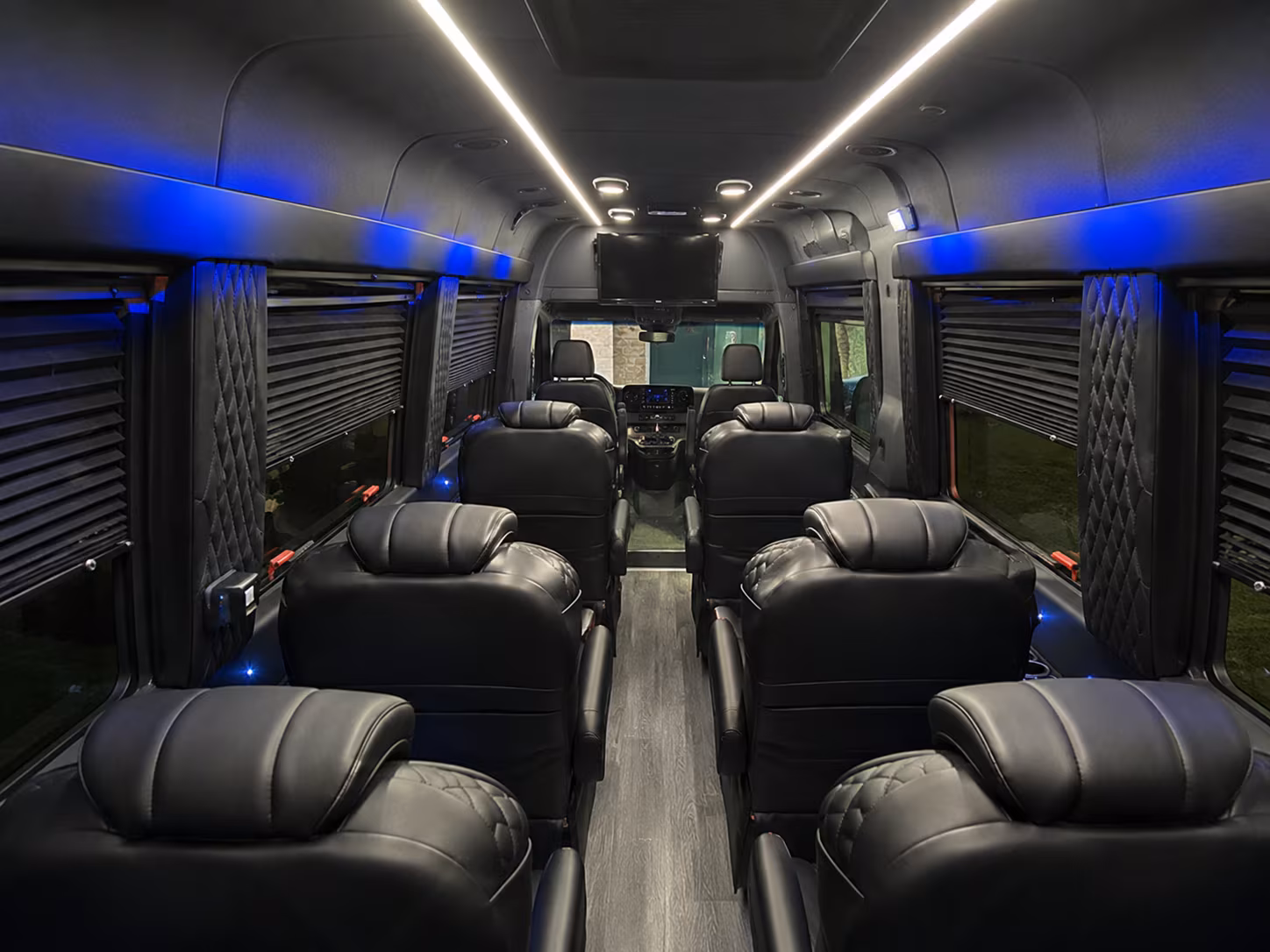 norman 20 passenger sprinter van interior