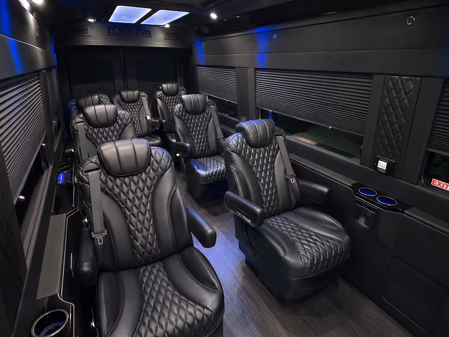 parent coordinated norman prom sprinter van bookings with set pickup and return times