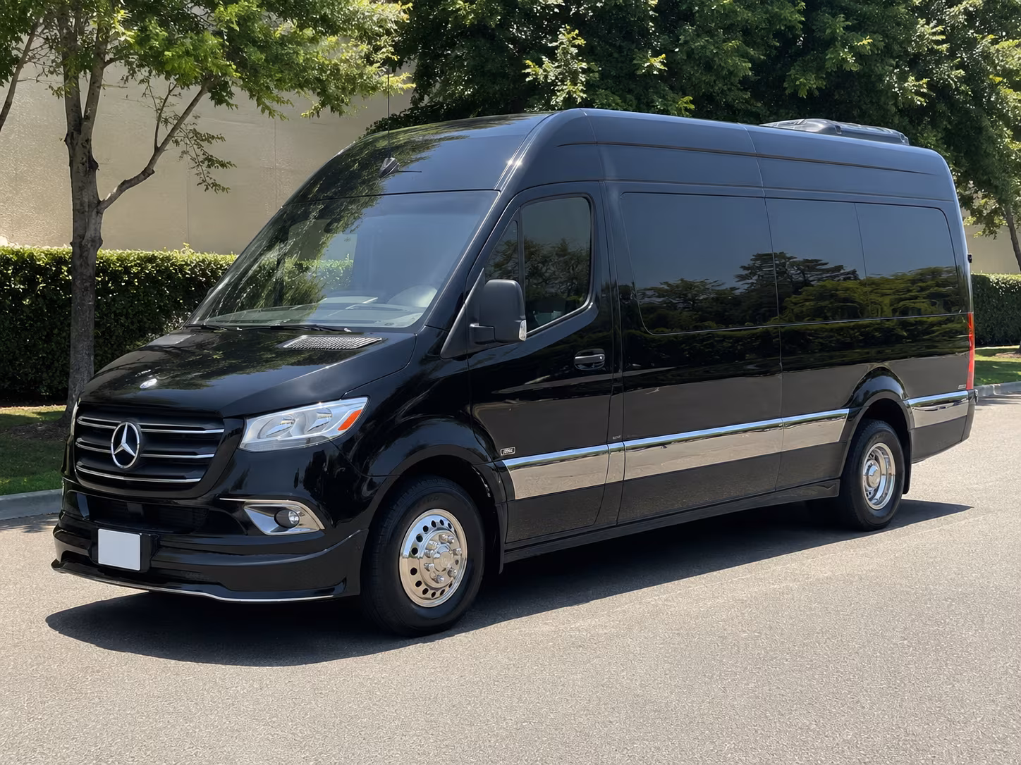 sprinter van transfers for ceremony to reception moves and multi venue wedding days in norman